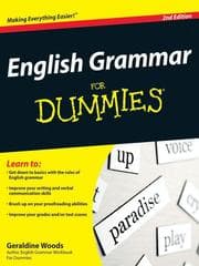 Tapa de English Grammar For Dummies