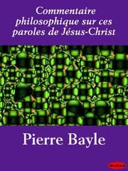 Tapa de Commentaire philosophique sur ces paroles de Jesus-Christ