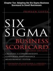 Tapa de Adapting the Six Sigma Business Scorecard