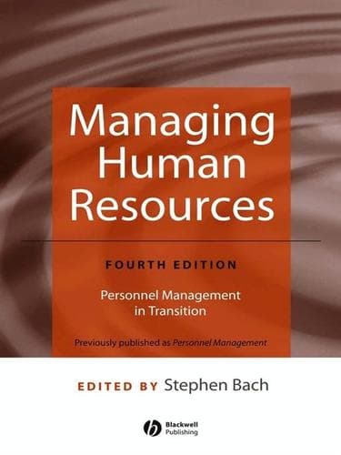 Tapa de Managing Human Resources