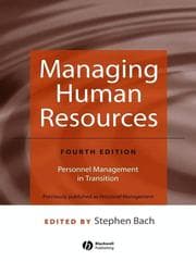 Tapa de Managing Human Resources