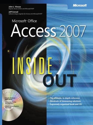 Tapa de Microsoft® Office Access™ 2007 Inside Out