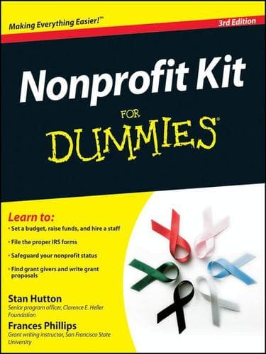 Tapa de Nonprofit Kit For Dummies