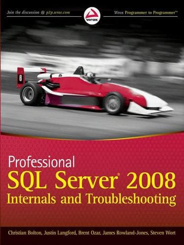 Tapa de Professional SQL Server? 2008 Internals and Troubleshooting