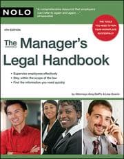 Tapa de Manager's Legal Handbook, The
