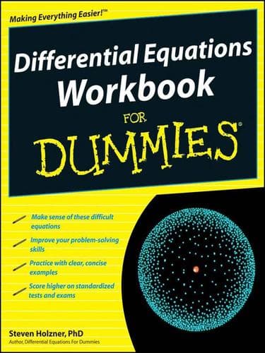 Tapa de Differential Equations Workbook For Dummies