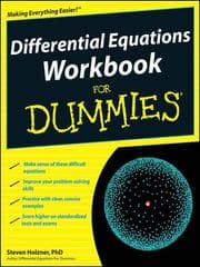 Tapa de Differential Equations Workbook For Dummies