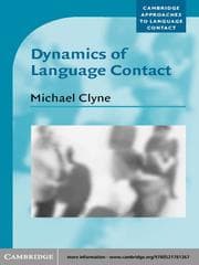 Tapa de Dynamics of Language Contact