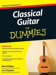 Tapa de Classical Guitar For Dummies