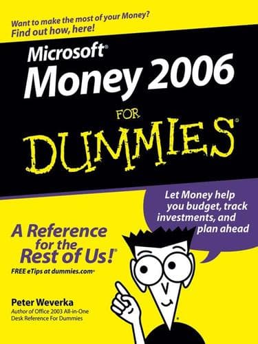 Tapa de Microsoft Money 2006 For Dummies
