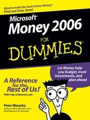 Tapa de Microsoft Money 2006 For Dummies
