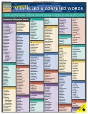Tapa de QuickStudy - Commonly Misspelled / Misused Words