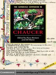 Tapa de The Cambridge Companion to Chaucer