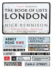 Tapa de The Book of Lists London
