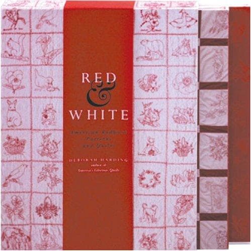 Tapa de Red & white
