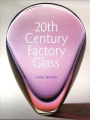 Tapa de 20th century factory glass