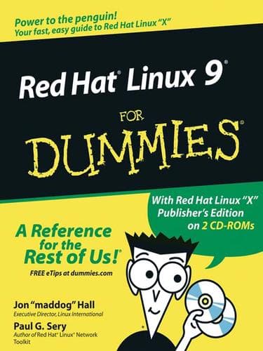 Tapa de Red Hat Linux 9 For Dummies