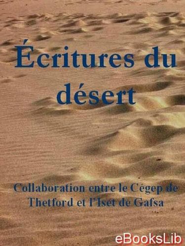 Tapa de Ecritures du desert