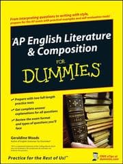 Tapa de AP English Literature & Composition For Dummies