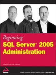 Tapa de Beginning SQL Server 2005 Administration