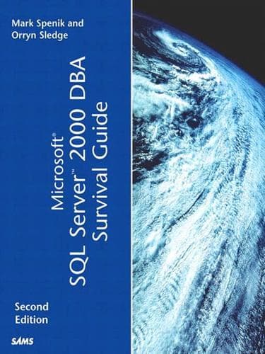 Tapa de Microsoft SQL Server 2000 DBA Survival Guide