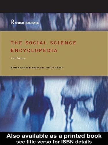 Tapa de The Social Science Encyclopedia