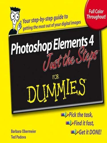 Tapa de Photoshop Elements 4 Just the Steps For Dummies