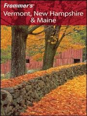 Tapa de Frommer's Vermont, New Hampshire & Maine