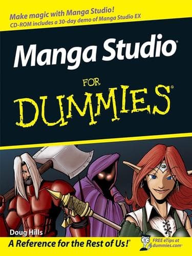 Tapa de Manga Studio For Dummies