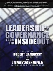 Tapa de Leadership and Governance from the Inside Out