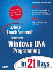 Tapa de Sams Teach Yourself Windows DNA Programming in 21 Days