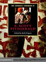 Tapa de The Cambridge Companion to F. Scott Fitzgerald
