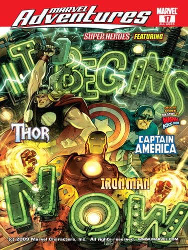 Tapa de Marvel Adventures Super Heroes