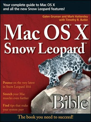 Tapa de Mac OS X Snow Leopard Bible