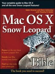 Tapa de Mac OS X Snow Leopard Bible
