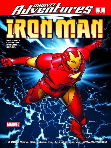 Tapa de Marvel Adventures Iron Man