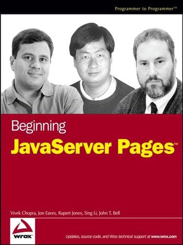 Tapa de Beginning JavaServer Pages