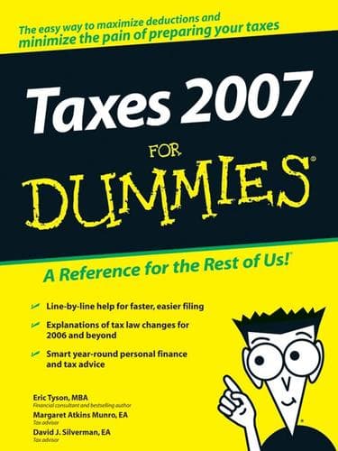 Tapa de Taxes 2007 For Dummies