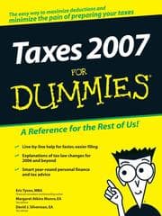 Tapa de Taxes 2007 For Dummies