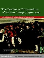 Tapa de The Decline of Christendom in Western Europe, 1750-2000