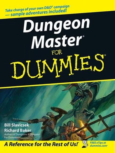 Tapa de Dungeon Master for Dummies