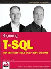 Tapa de Beginning T-SQL with Microsoft SQL Server 2005 and 2008