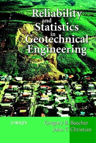 Tapa de Reliability and Statistics in Geotechnical Engineering