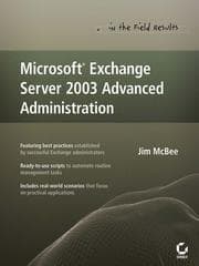 Tapa de Microsoft® Exchange Server 2003 Advanced Administration