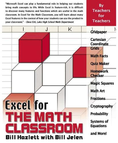 Tapa de Excel for the Math Classroom