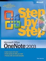 Tapa de Microsoft® Office OneNote® 2003 Step by Step