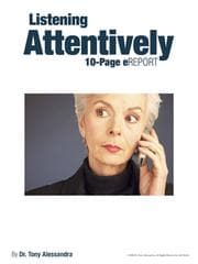 Tapa de Listening Attentively eReport