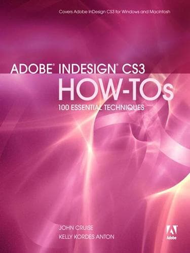 Tapa de Adobe® InDesign CS3 How-Tos