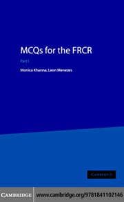 Tapa de MCQs for the FRCR, Part 1