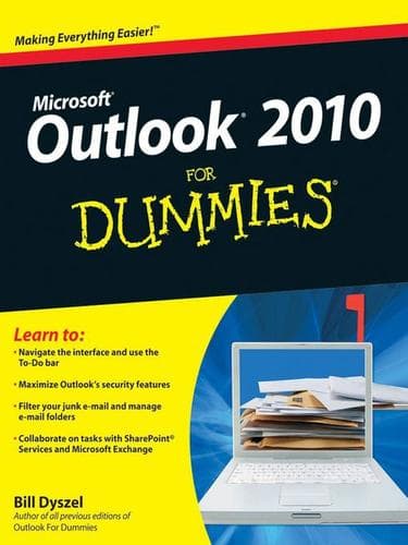 Tapa de Outlook® 2010 For Dummies®
